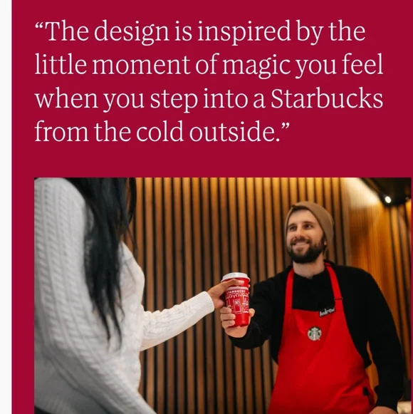 Starbucks 25 Anniversary Red Holiday Cup Brand New! - Picture 10 of 12